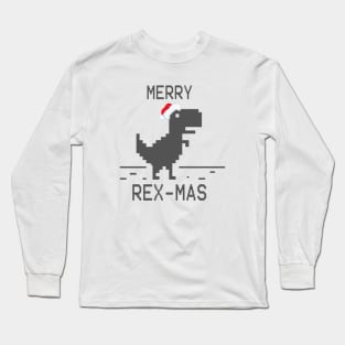 Merry Rex-mas Shirt Christmas Funny Long Sleeve T-Shirt